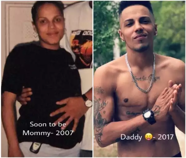 Check Out Photos Of This Transgender Man, Who Gave Birth To Two Children Before Transitioning Into A Man!